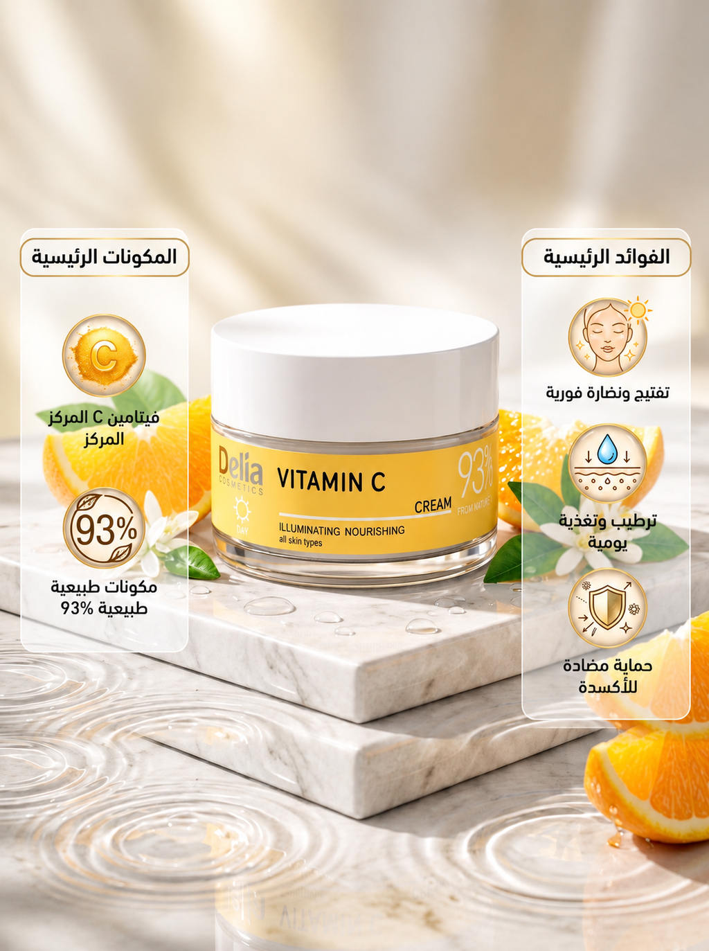 Delia Cosmetics - Vitamin C Cream Illuminating & Nourishing (Day Cream)