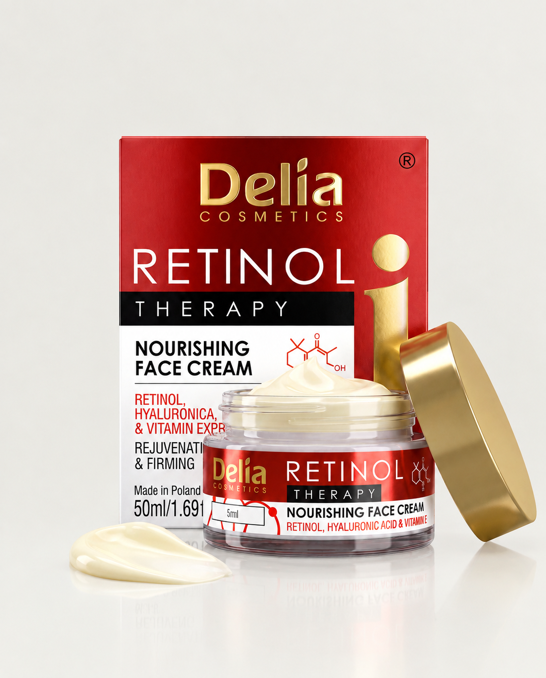 Delia Cosmetics - Retinol Therapy Nourishing Face Cream (Rejuvenating & Firming)
