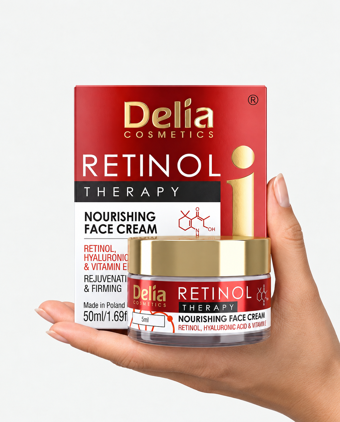 Delia Cosmetics - Retinol Therapy Nourishing Face Cream (Rejuvenating & Firming)