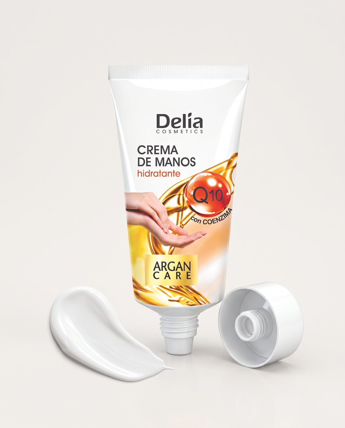 Delia Cosmetics - Argan Care Crema de Manos Hidratante con Coenzima Q10 (DL47)
