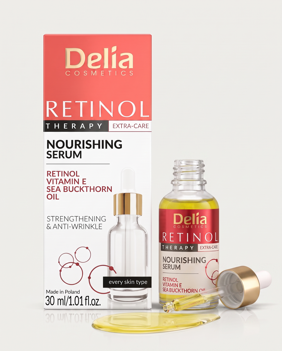 Delia Cosmetics - Retinol Therapy Extra-Care Nourishing Serum