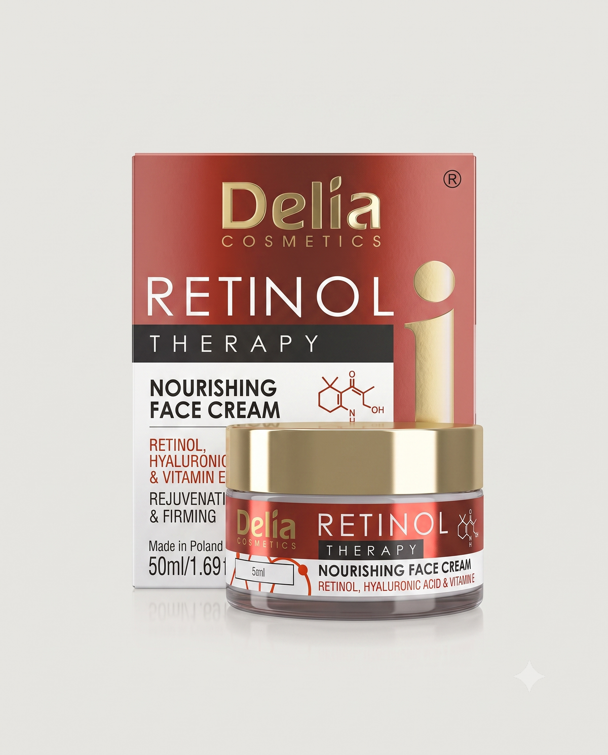 Delia Cosmetics - Retinol Therapy Nourishing Face Cream (Rejuvenating & Firming)