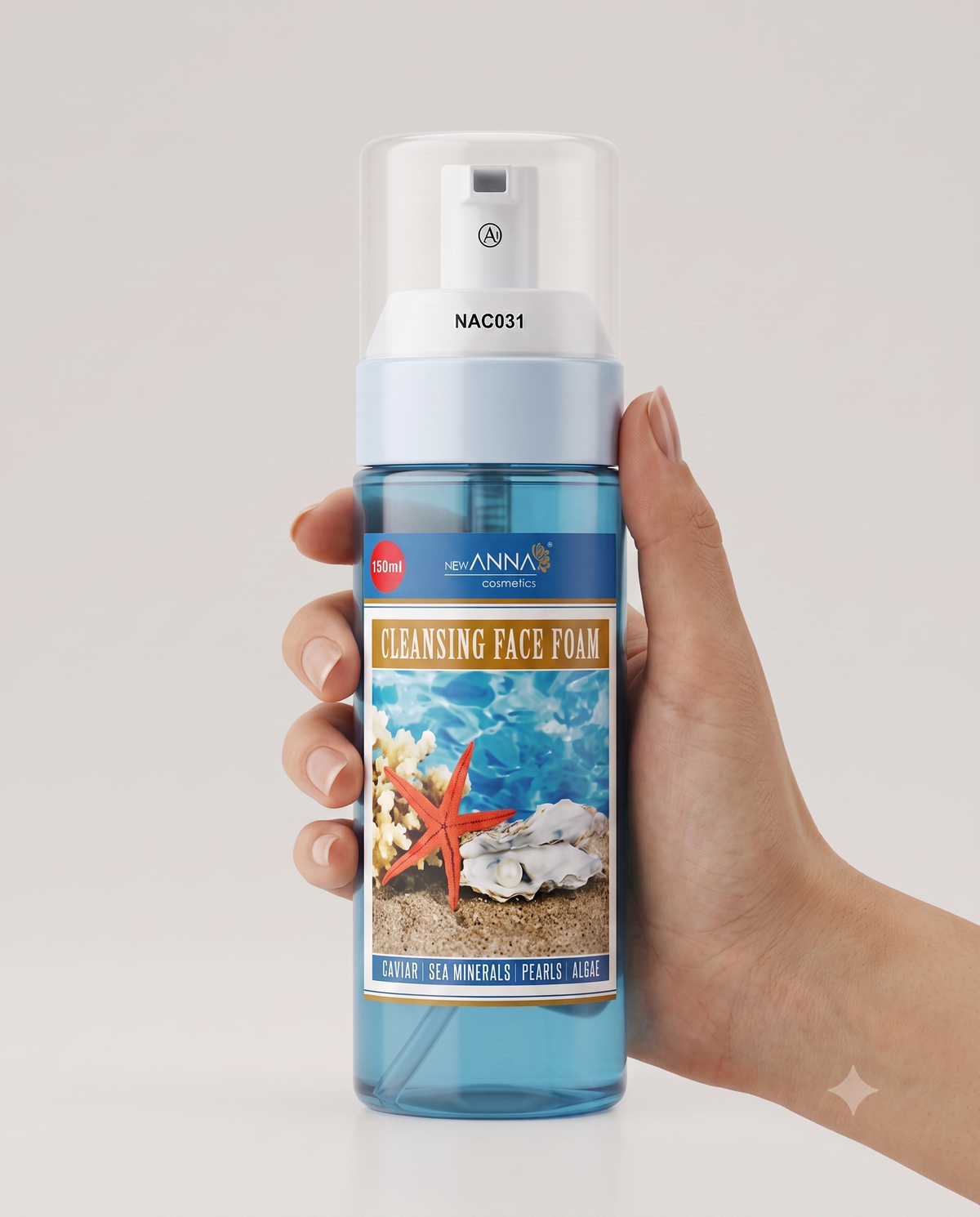 New Anna Cosmetics - Cleansing Face Foam (Caviar, Sea Minerals, Pearls, Algae)