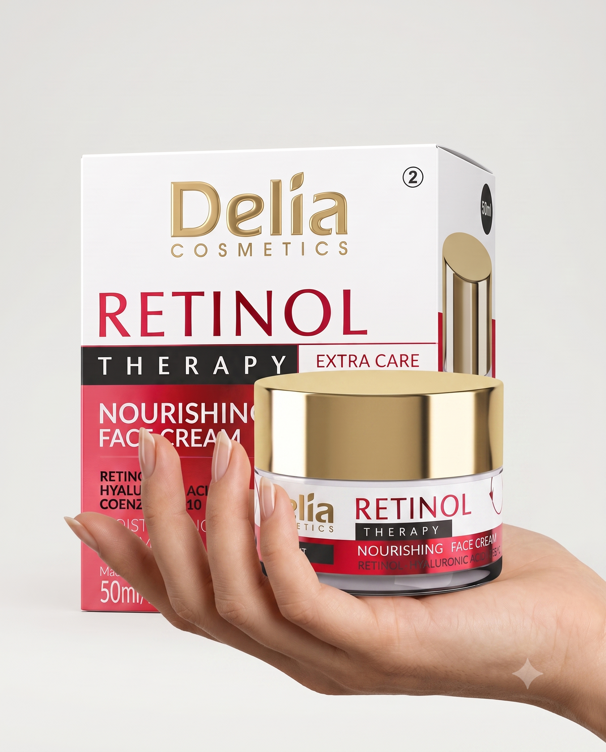 Delia Cosmetics - Retinol Therapy Extra Care Nourishing Night Face Cream