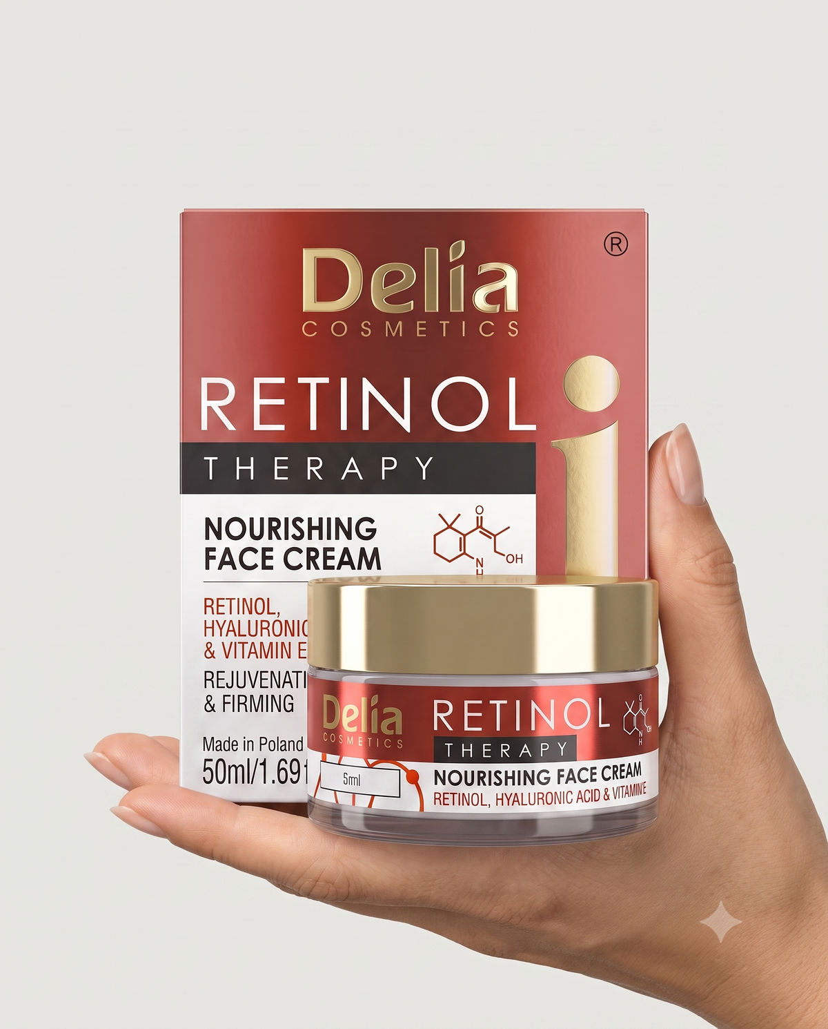 Delia Cosmetics - Retinol Therapy Nourishing Face Cream (Rejuvenating & Firming)