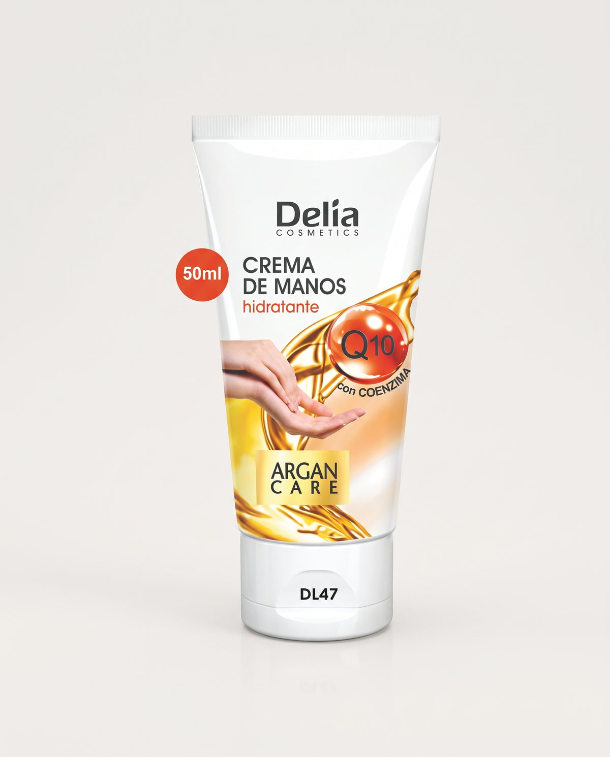 Delia Cosmetics - Argan Care Crema de Manos Hidratante con Coenzima Q10 (DL47)