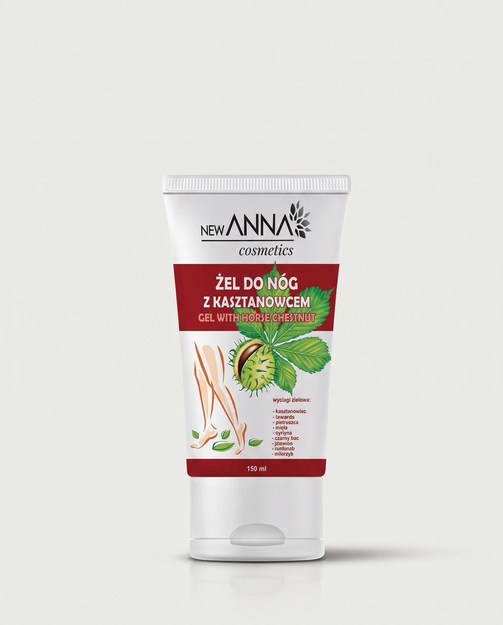 New Anna Cosmetics - Gel with Horse Chestnut (Żel do nóg z kasztanowcem)