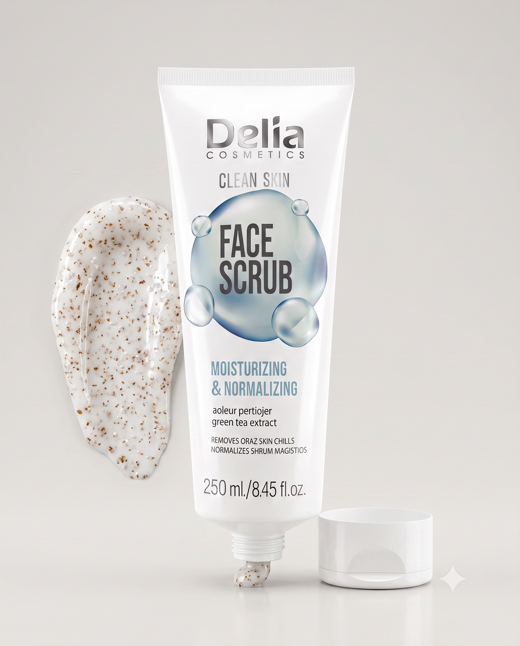 Delia Cosmetics - Clean Skin Moisturizing & Normalizing Face Scrub