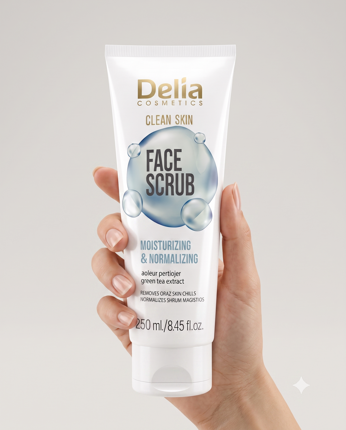 Delia Cosmetics - Clean Skin Moisturizing & Normalizing Face Scrub