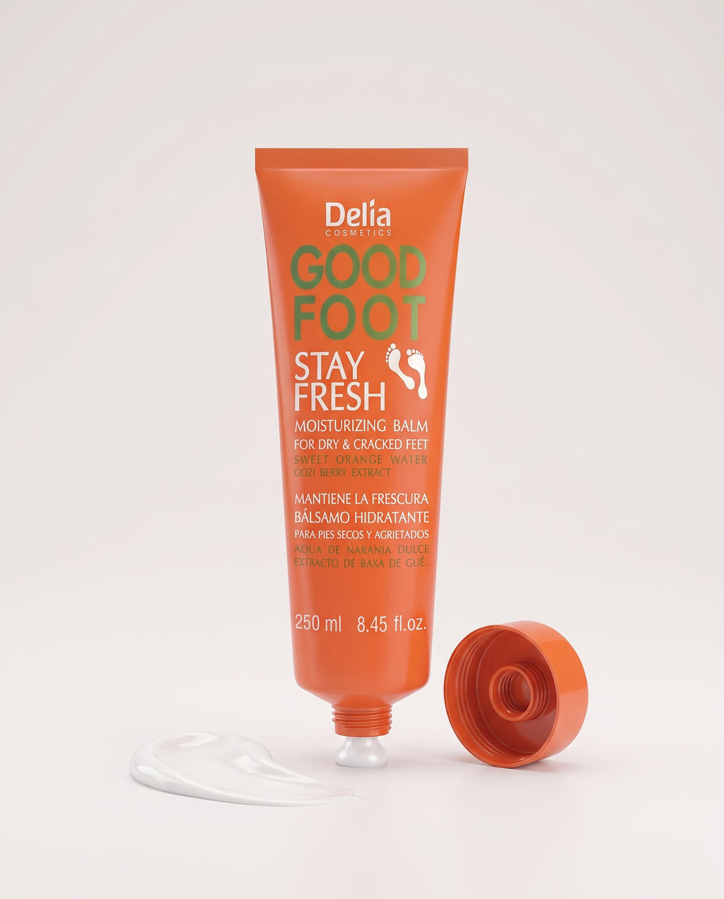 Delia Cosmetics - Good Foot Duo Soin des Pieds : Baume Hydratant Stay Fresh &amp; Crème Anti-Crevasses Anti-Crack