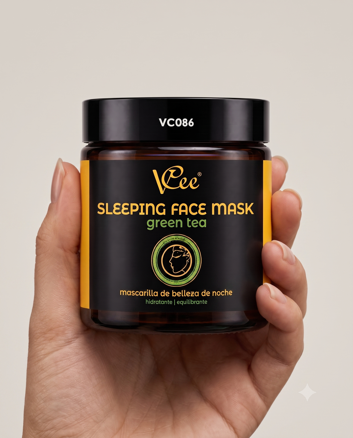 Vcee - Sleeping Face Mask Green Tea (Mascarilla de Belleza de Noche