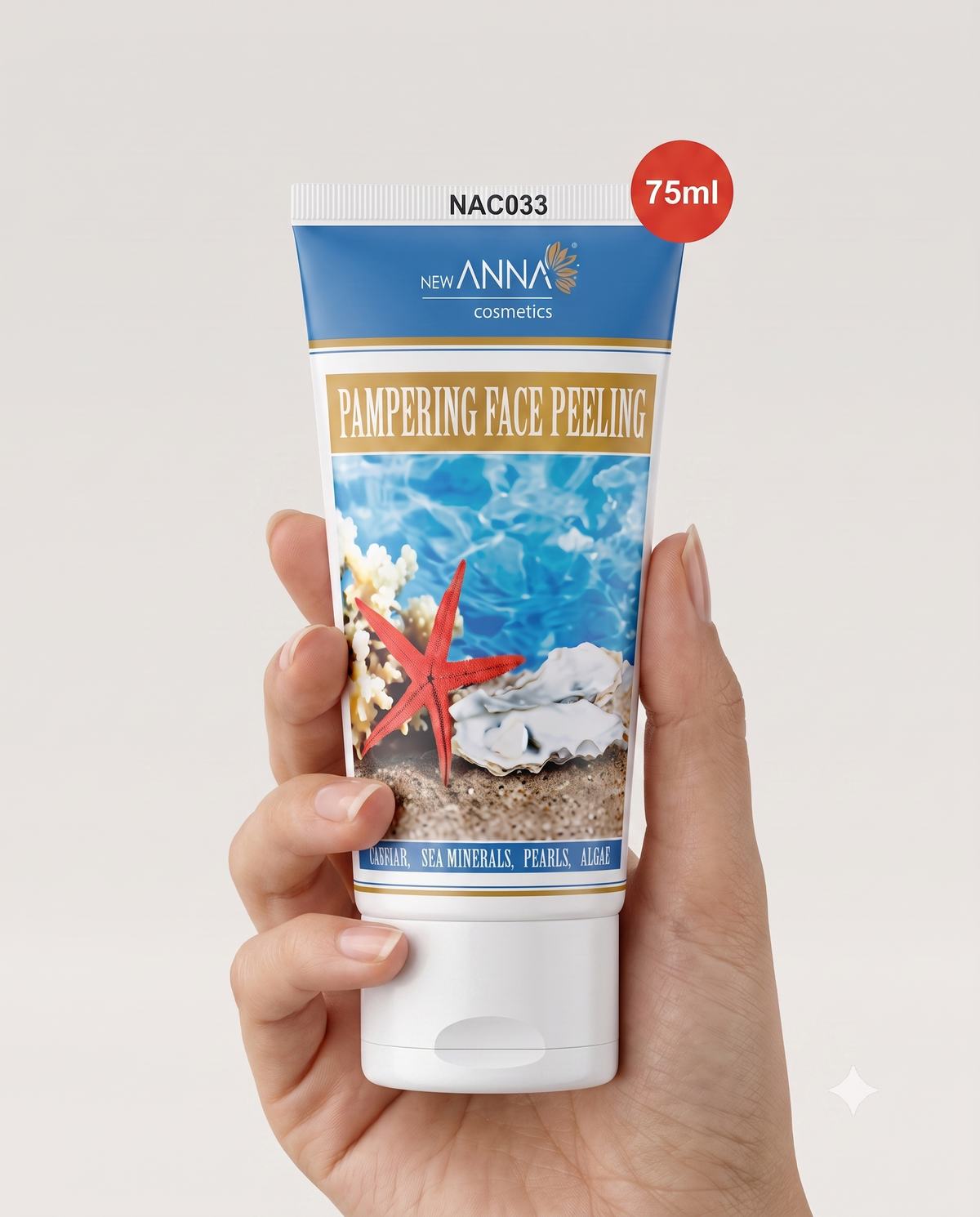 New Anna Cosmetics - Pampering Face Peeling (Caviar, Sea Minerals, Pearls, Algae)